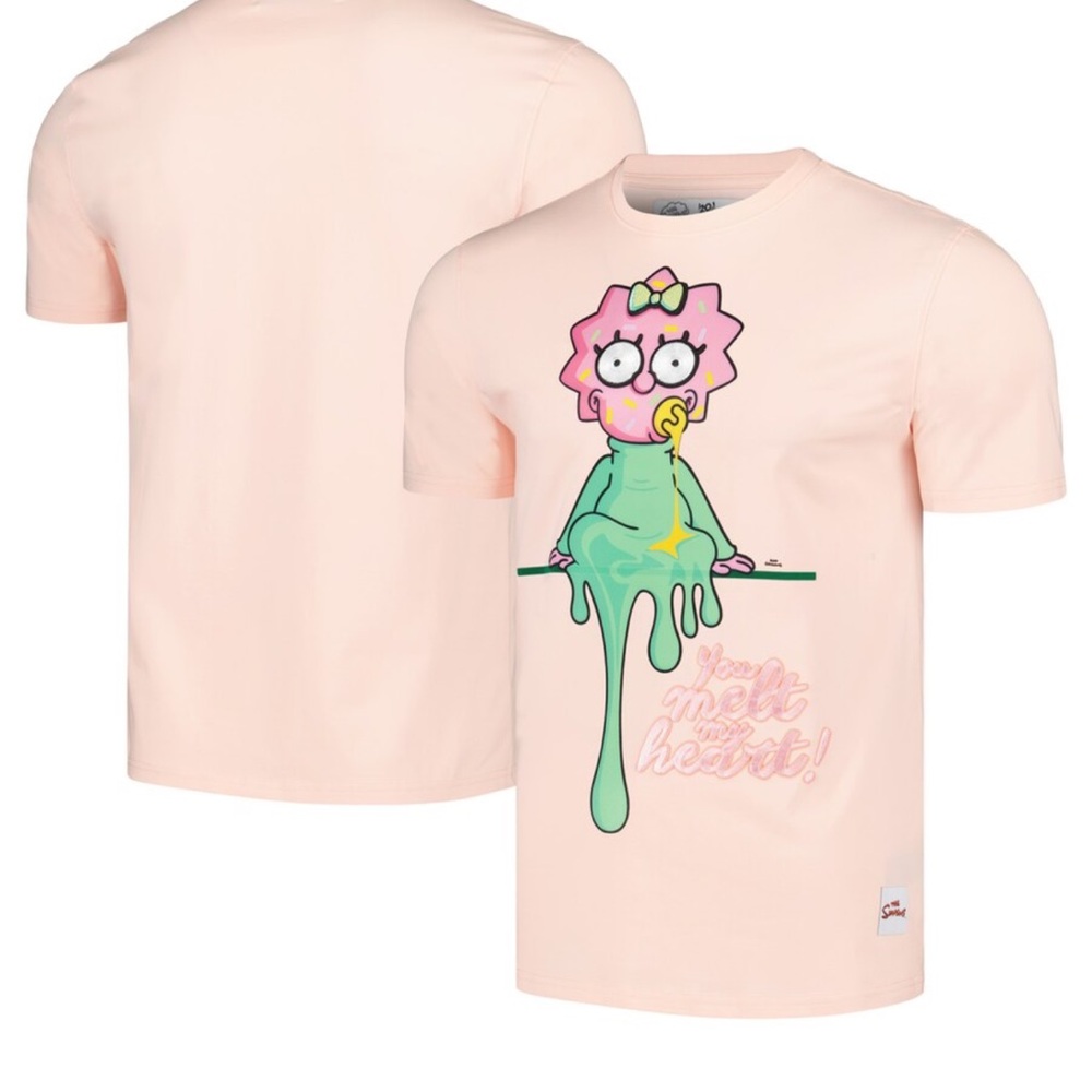 Freeze Max The Simpsons Pink Maggie T-Shirt Size L